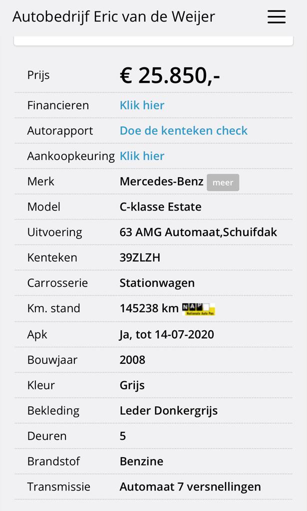 Garage advertentie