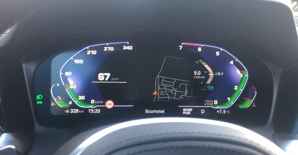 Alpina in sport mode