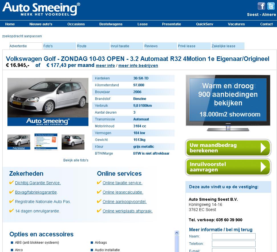 originele advertentie